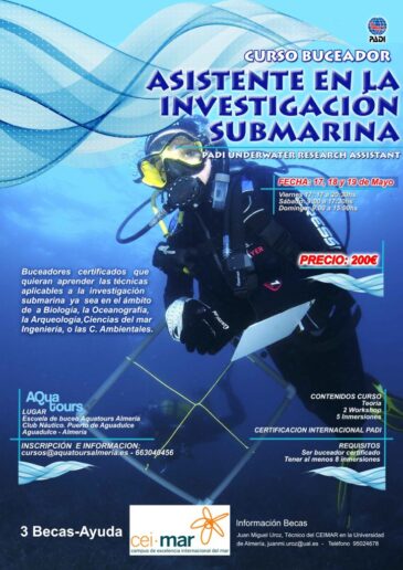 CURSO: ASISTENTE EN LA INVESTIGACIÓN SUBMARINA